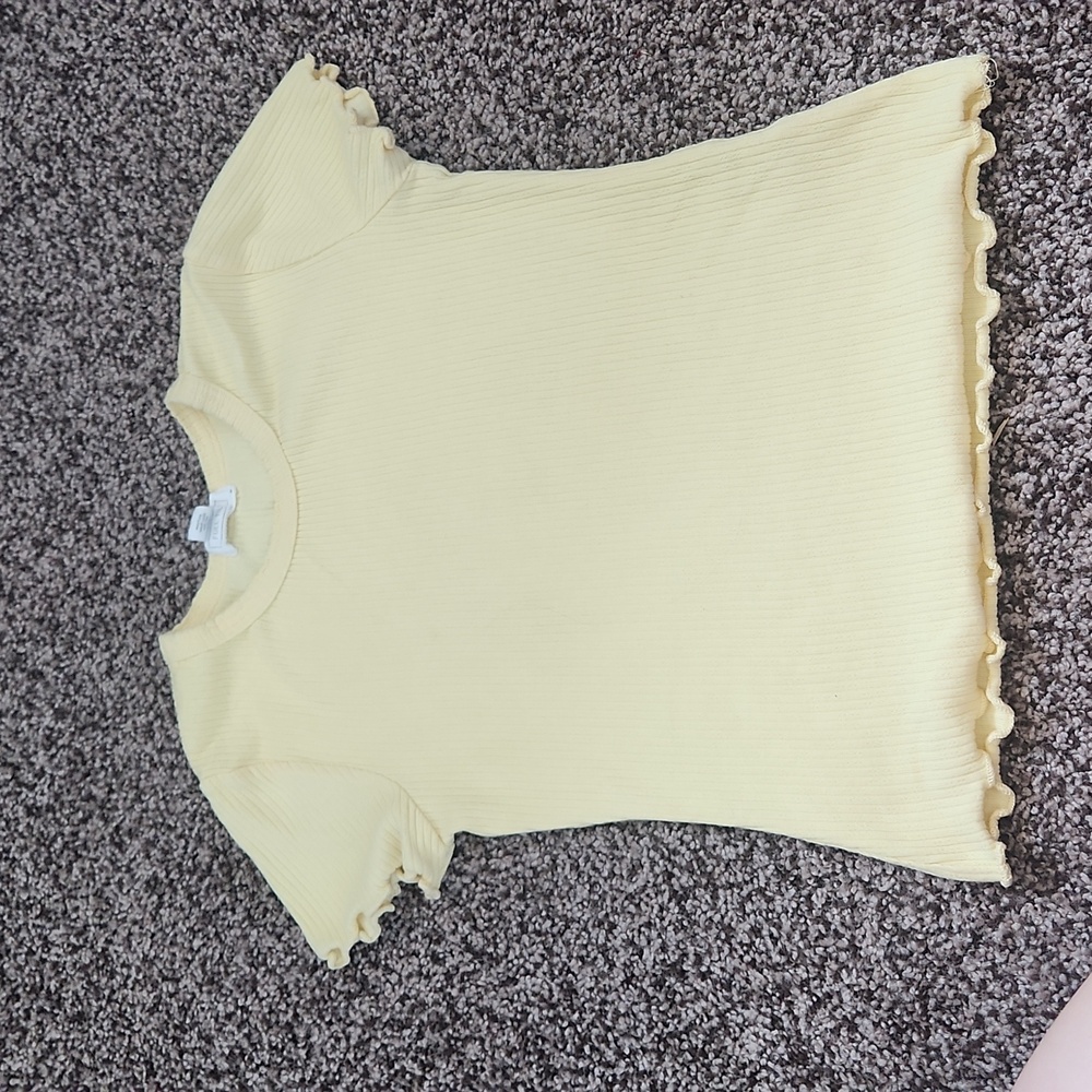 yellow baby tee